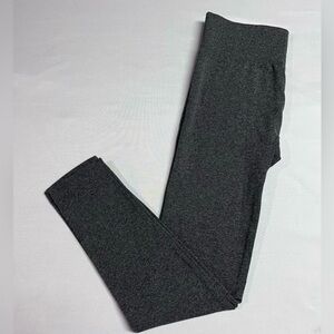 Lemon Fleece Lined Grey Leggings NWOT